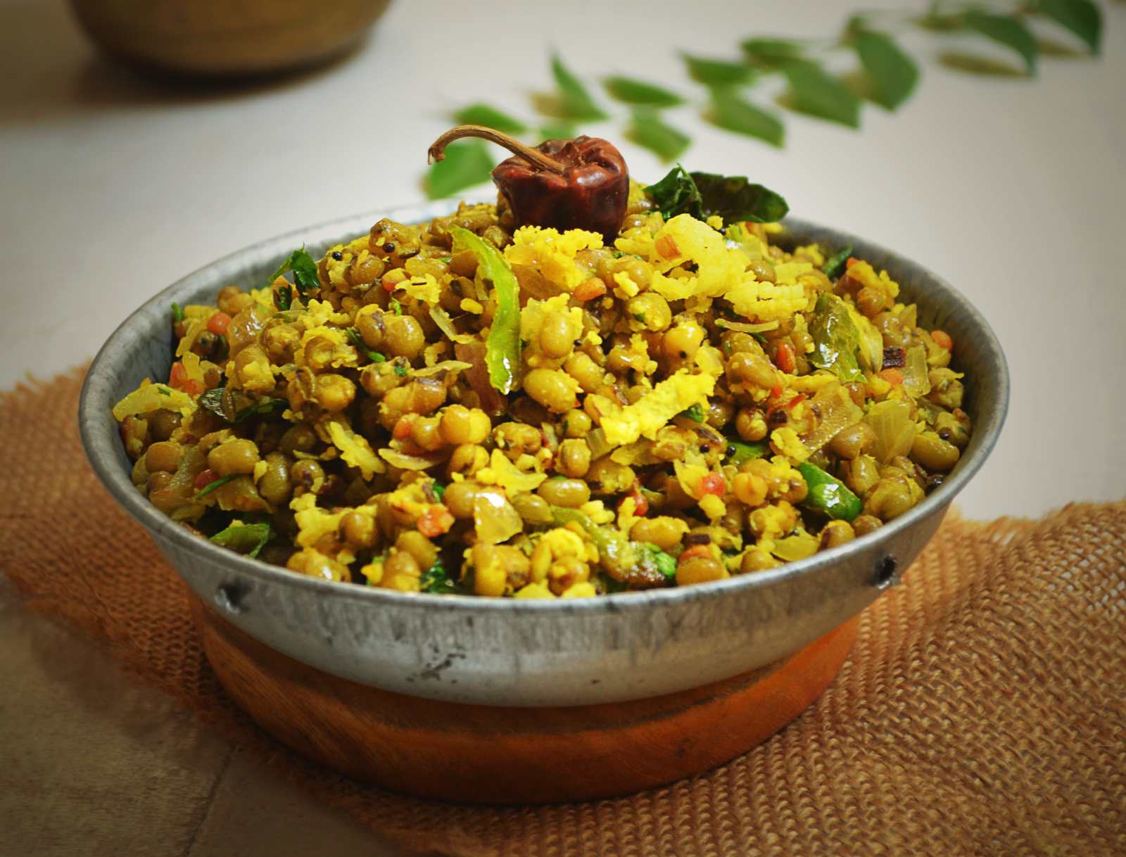 Cherupair Thoran Recipe - Kerala Steel Green Gram Vegetable